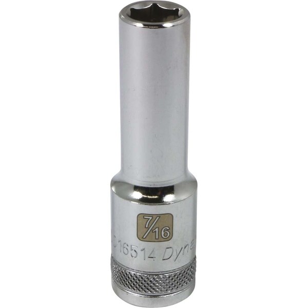 1/2" Drive, 7/16" SAE Socket, 6 Points